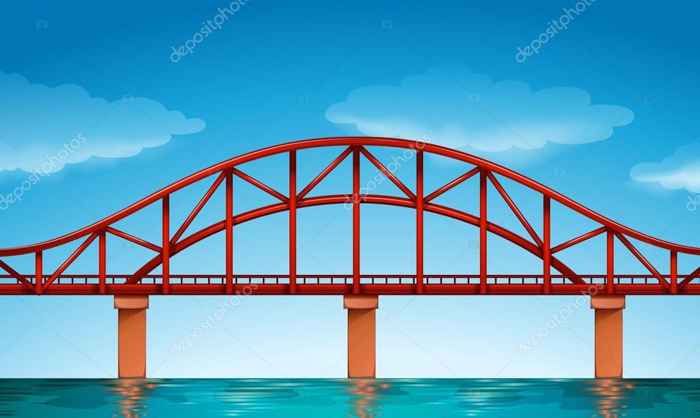 depositphotos 40043741 stock illustration a beautiful bridge